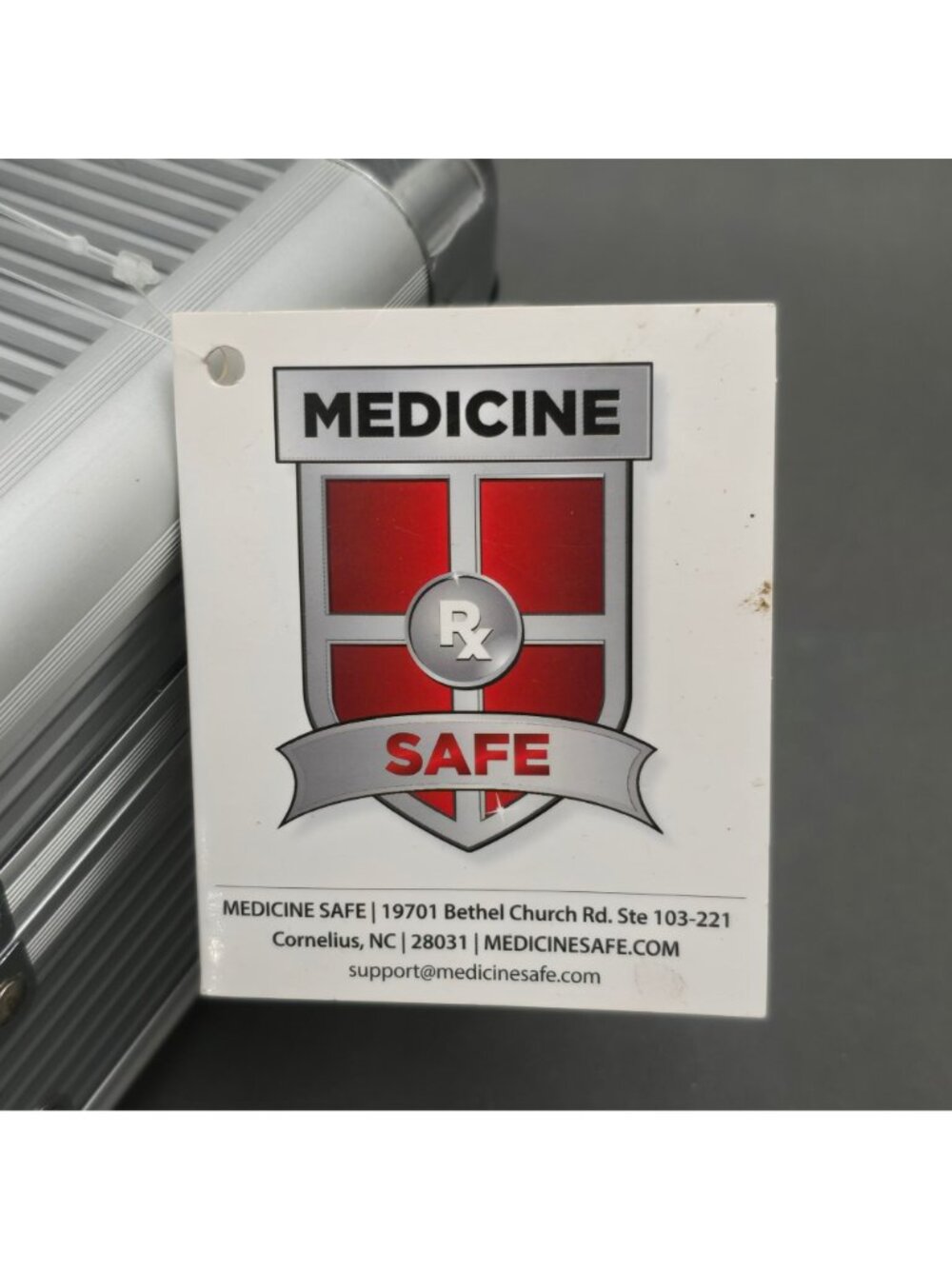 Medicine Safe Medication Carry Case Aluminum Lock Box 3 Digit Combo NWT - Picture 3 of 9